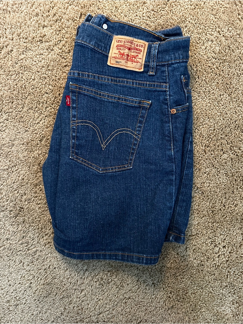 Levi's Blue Denim Jeans with Red Tab